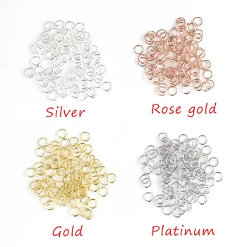 

50pcs 3/3.5/4/5mm 925 Sterling Silver Jump Rings Open Split Single Loop Connectors Wholesale Jewelry Making Findings Components