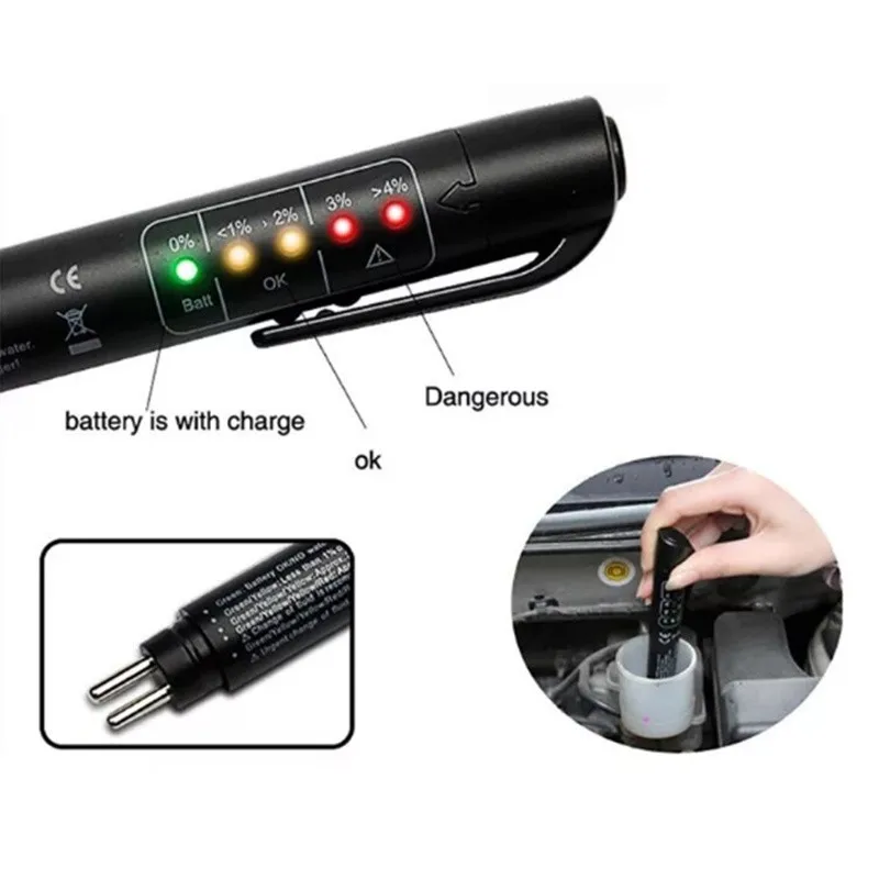 

Universal Car Fluid Check Pen Car Brake Liquid Digital Tester for Suzuki SX4 SWIFT Alto Liane Grand Vitara Jimny S-Cross