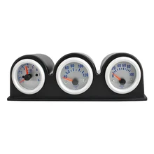 3 в 1 12 В Автомобильный датчик точной температуры воды/давления масла/Тахометры светильник вес 2 дюйма инструмент для автомобиля