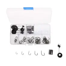 Морская Рыбалка набор инструментов набор из 100 рыболовные крючки, Размер 2/4/6/8/10