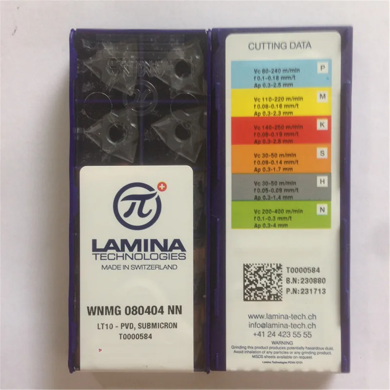 WNMG080404-NN LT10 LAMINA CNC лезвие карбида вставки токарный станок инструмент 10 шт./лот
