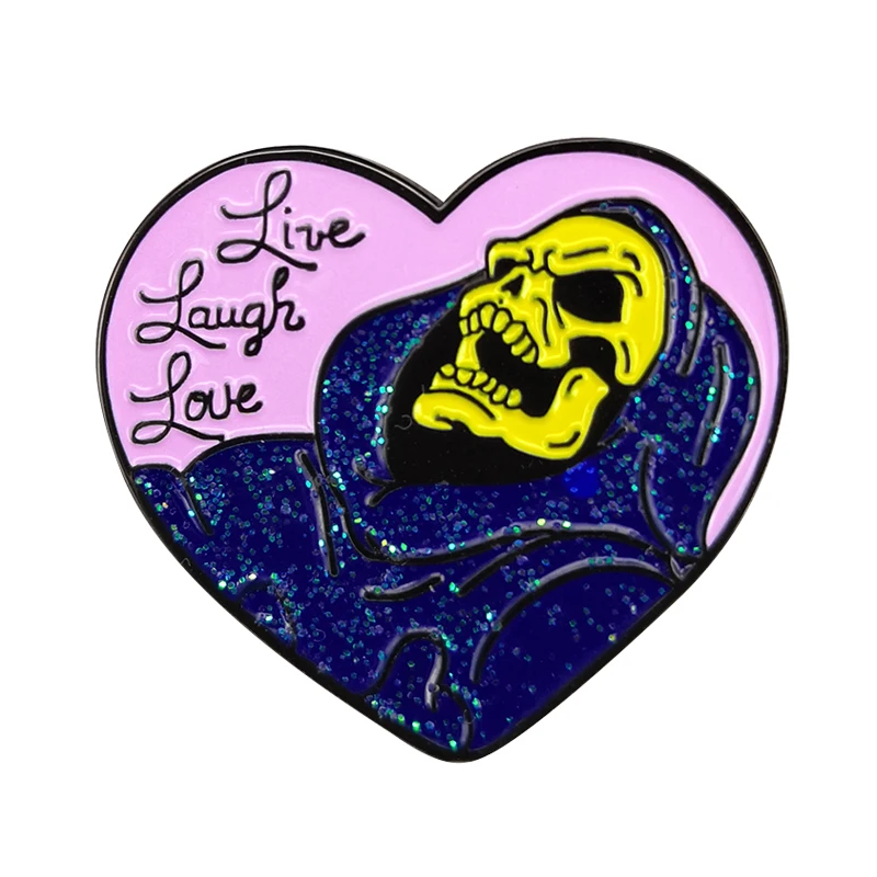 

He-Man Skeletor inspired Pin Badge