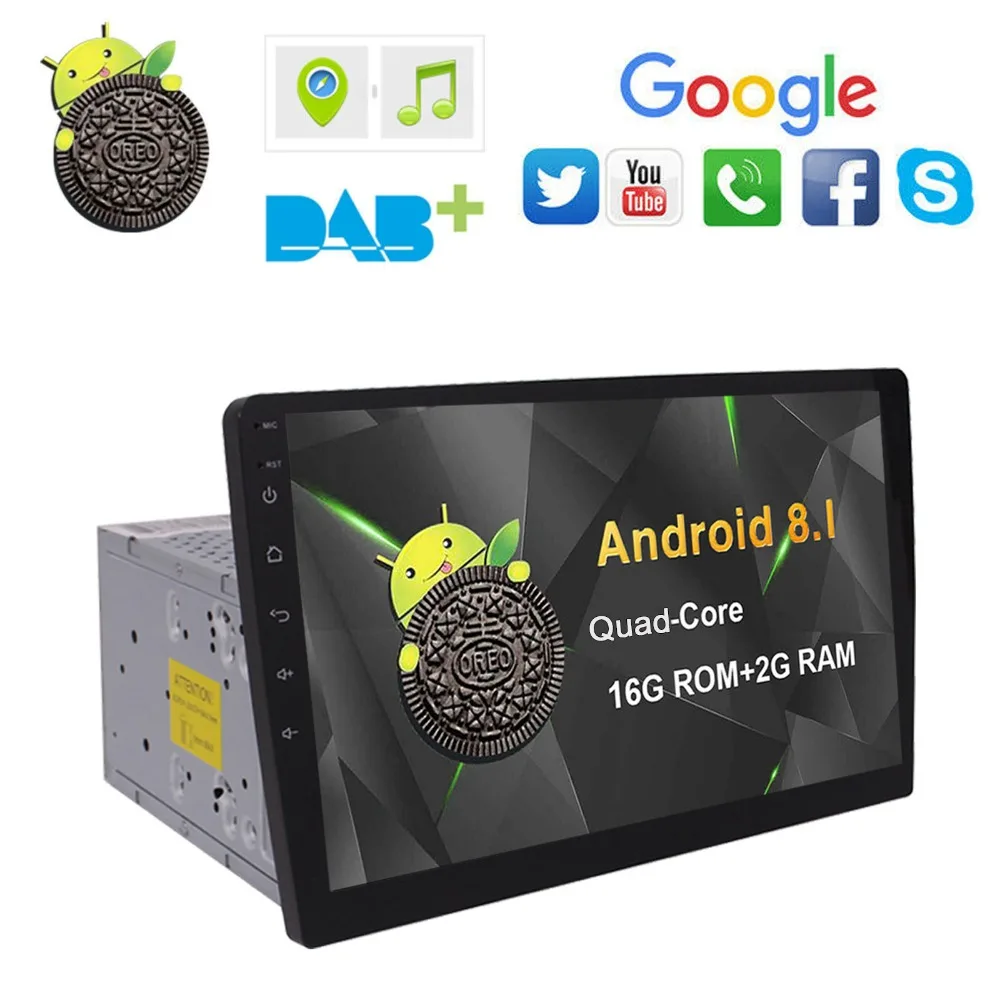 Android 9.1 2G RAM 16G ROM Car Radio Stereo Multimedia Play GPS Navigation Wifi Bluetooth USB Autoradio Car No DVD Play Android 9.1 2G RAM 16G ROM Car Radio Stereo Multimedia Play GPS Navigation Wifi Bluetooth USB Autoradio Car No DVD Play