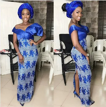 

Free shipping (5yards/pc) fashion flower design African party lace fabric