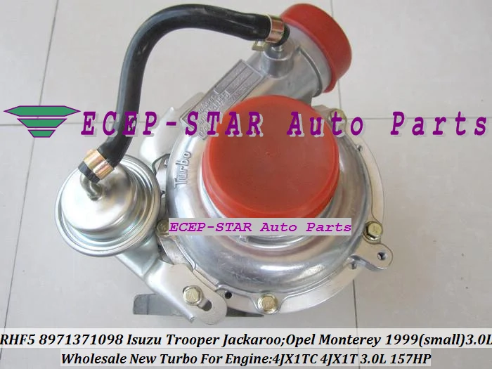 RHF5 098 8971371098 Turbo Turbocharger For ISUZU Trooper 1999-04 HOLDEN Jackaroo OPEL Monterey 4JX1TC 4JX1T 3.0L 157HP (1)