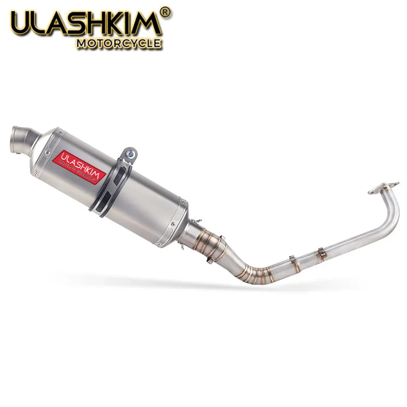 

For YAMAHA NMAX 155 NMAX155 NMAX 125 NMAX125 2015-2017 Motorcycle Exhaust Slip On Full System Modified Front Middle Link Pipe