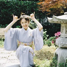 Национальный стиль, женское кимоно, карнавальный костюм, традиционный японский юката, элегантный халат для девочек, одежда для сцены