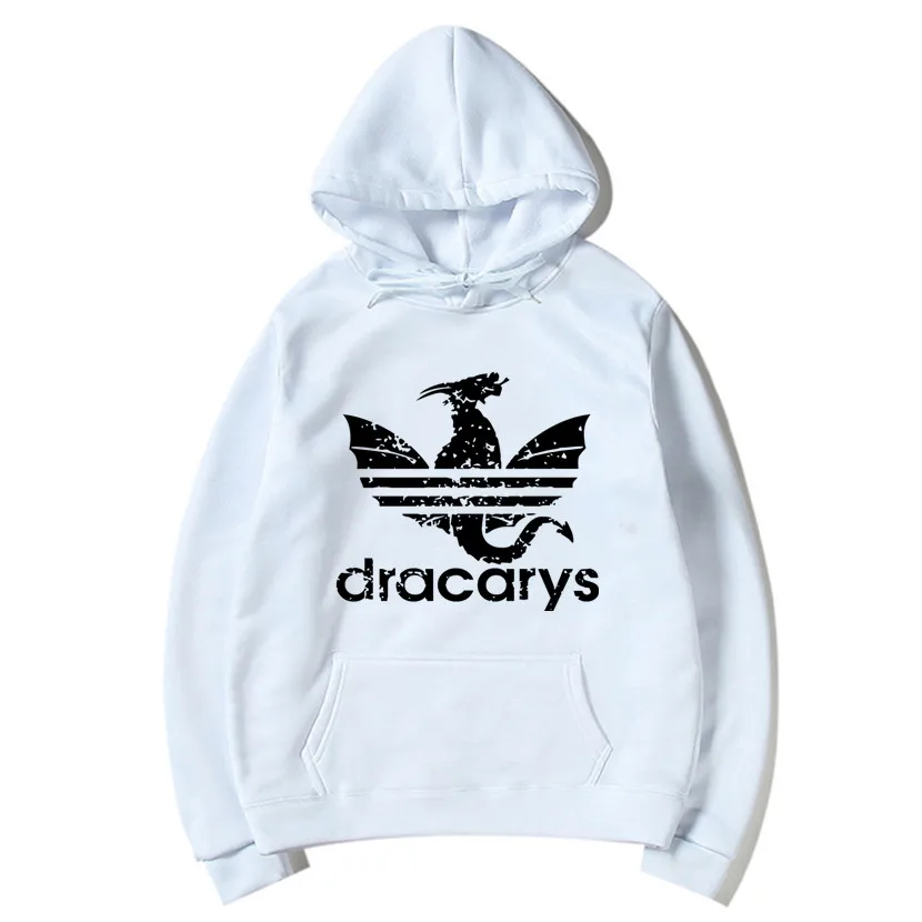

2019 Autumn Game Of Thrones Dracarys Hoodies And Sweatshirts Printed Anime Hoodie Sweatshirts Men/Women Oversized Japanese Coat