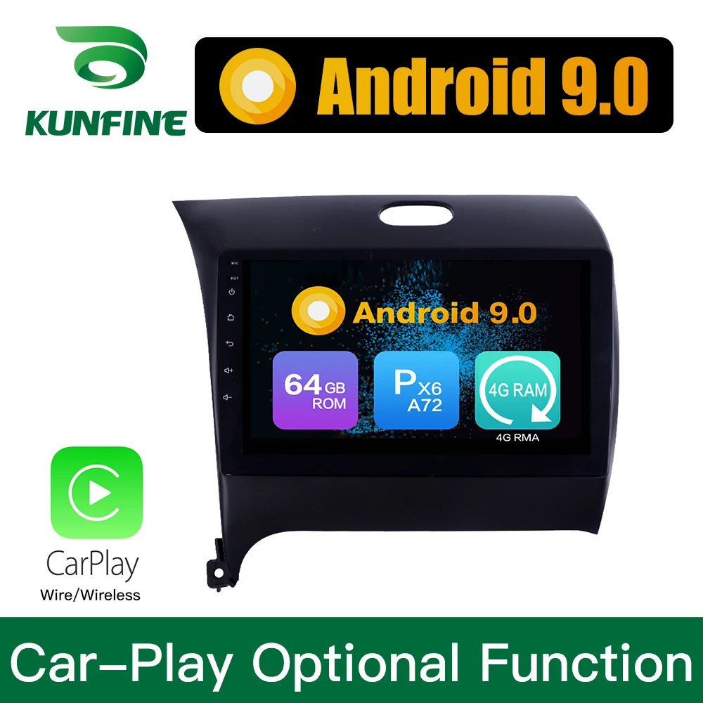 

Android 9.0 Ram 4G Rom 64G PX6 Cortex A72 Car DVD GPS Multimedia Player Car Stereo For KIA K3 2012 2013 2014 2015 Radio Headunit