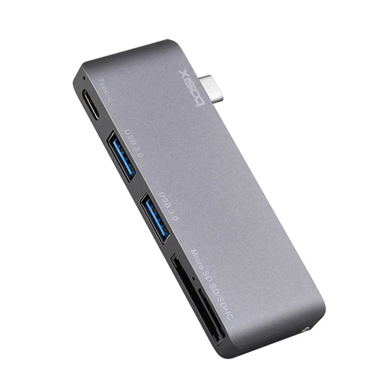 

USB C Type-C Hub 5 in 1 USB C Hub Adapter with 2 USB 3.0 ports, SD and Micro SD Card slots and a Charging port for MacBookPro