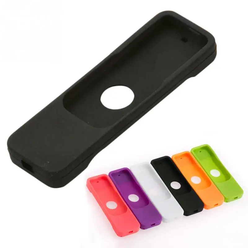 

2Pcs Candy Color Silicone Protective Case high touch Siri Remote Cover Skin for Apple TV 4 Remote Control Home life embellish