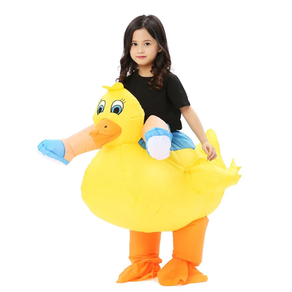 Inflatable Yellow Duck Costume (6)