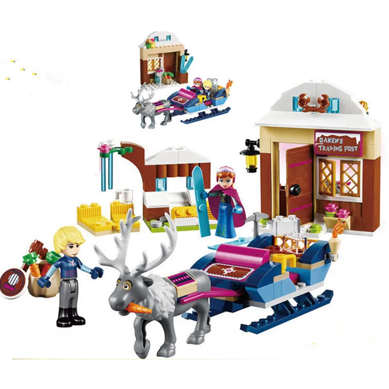 

180pcs Anna and Kostov Building Blocks Toy Kit DIY Educational Children Birthday Gifts