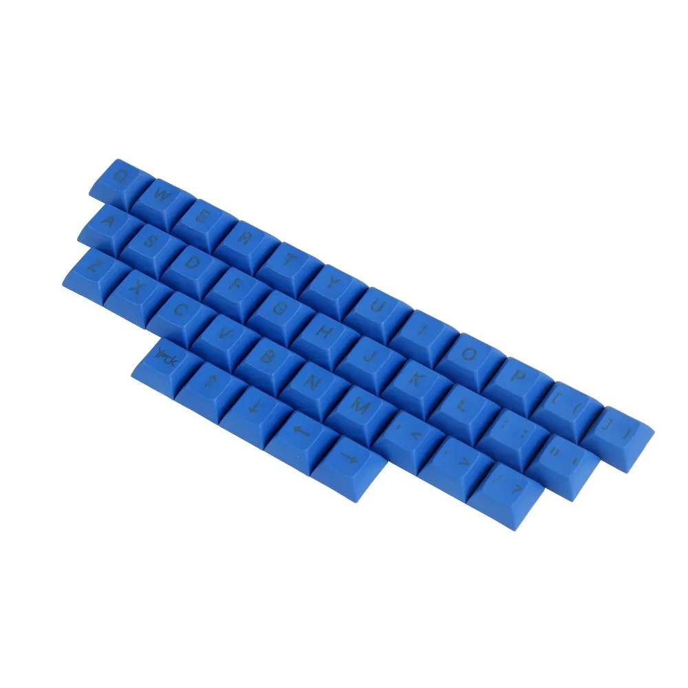 Оптом YMDK Топ Печать DSA 37 ключ Keycap набор 1,4 мм PBT для MX переключатели механическая клавиатура