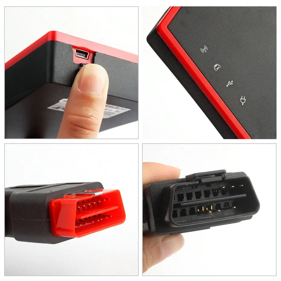 UCANDAS VDM Wifi OBD2 Автомобильный сканер SRS EPB TPMS ABS SAS Многоязычная полная система ODB OBDII