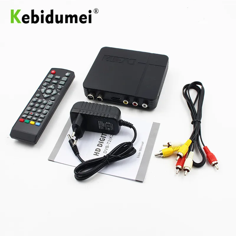 

Kebidumei DVB-T2 terrestrial digital Satellite TV signal receiver Decoder TV Box HD 1080P PVR dvb t2 Mini Set Top Box Wholesales