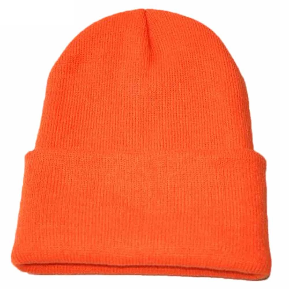 JAYCOSIN, женские шапки, унисекс, громоздкая вязаная шапка, хип-хоп зимняя Лыжная шапка, теплая уличная модная шапка, дропшиппинг, 18OCT10 - Цвет: OR