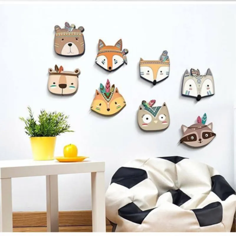 Наклейки на стену животные. Декор животных. Оленьи рога в интерьере. Животные на стене. Декор животных.