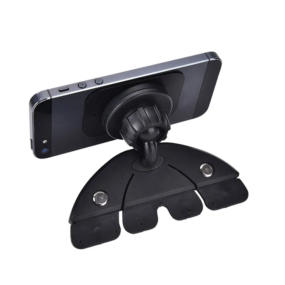 1pcs Grip Magic CD Slot Car Cradle less Mount Holder Universal for iPhone 360 Rotating