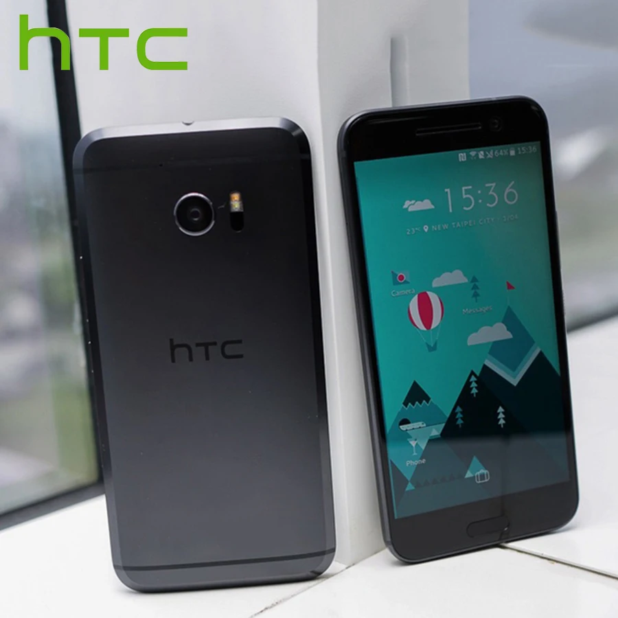 Мобильный телефон htc 10 M10H 4G, 5,2 дюймов, 1440x2560 p, 4 Гб ОЗУ, 64 Гб ПЗУ, четырехъядерный смартфон Snapdragona820, 12 МП, Android, Google Play