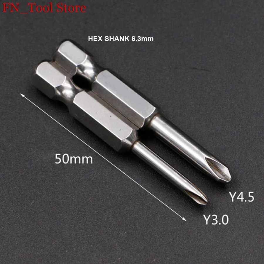 

High Quality S2 material 2 pcs. 50mm Y-typed Magnetic magnetic screwdriver bits Hand Tool Set
