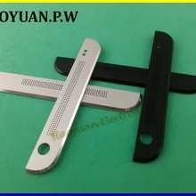 HAOYUAN. P. W черный/серебристый Топ+ нижняя полоса крышка корпус чехол для htc One 801 s/801e/M7