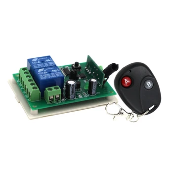 

Hot sell Wireless Remote Control Switch DC 24V 2CH Relay Transmitter Remote Switch Teleswitch 315Mhz 433Mhz