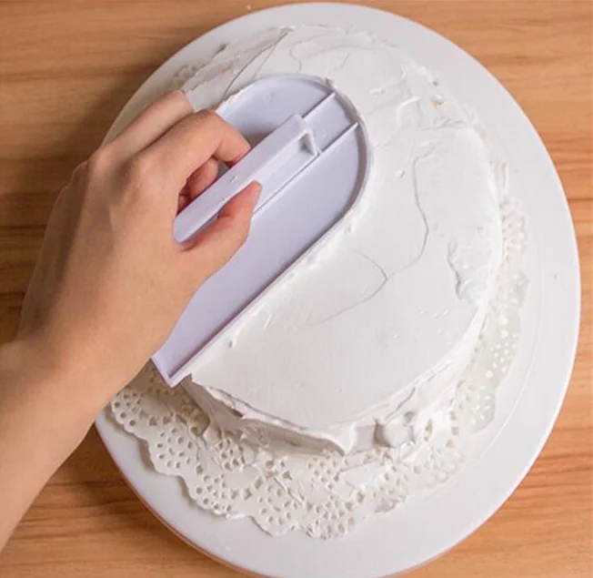 1 шт. DIY Инструменты для выпечки инструмент-крем Fondant(сахарная) торт стяжка торт крем для декорирования поверхности сглаживания инструмент формы для украшения торта LXX