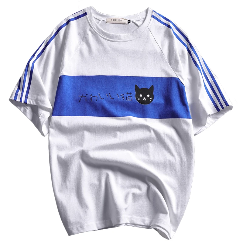 2019 Korean Matching Couple Clothes Autumn summer Loose Tops Casual T-Shirt Cute Couple T Shirts For Lovers 2019 Korean Matching Couple Clothes Autumn summer Loose Tops Casual T-Shirt Cute Couple T Shirts For Lovers