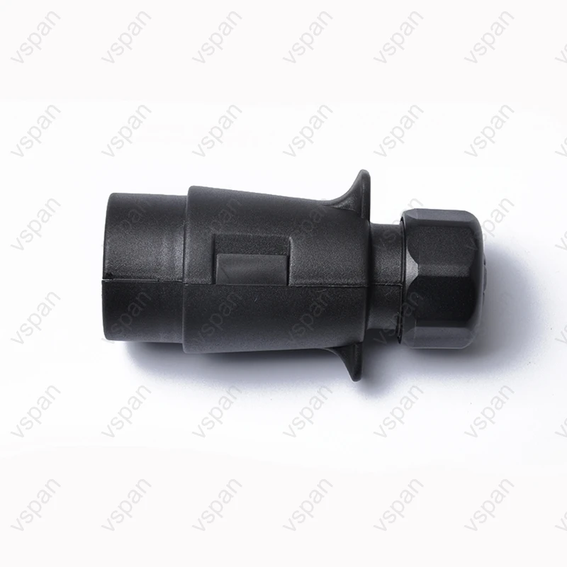 الجملة محول المقبس 7pin التوصيل لل caravana قافلة مقطورة tow bar موصل جولة 7pin مقطورة الأسلاك الكهربائية موصل