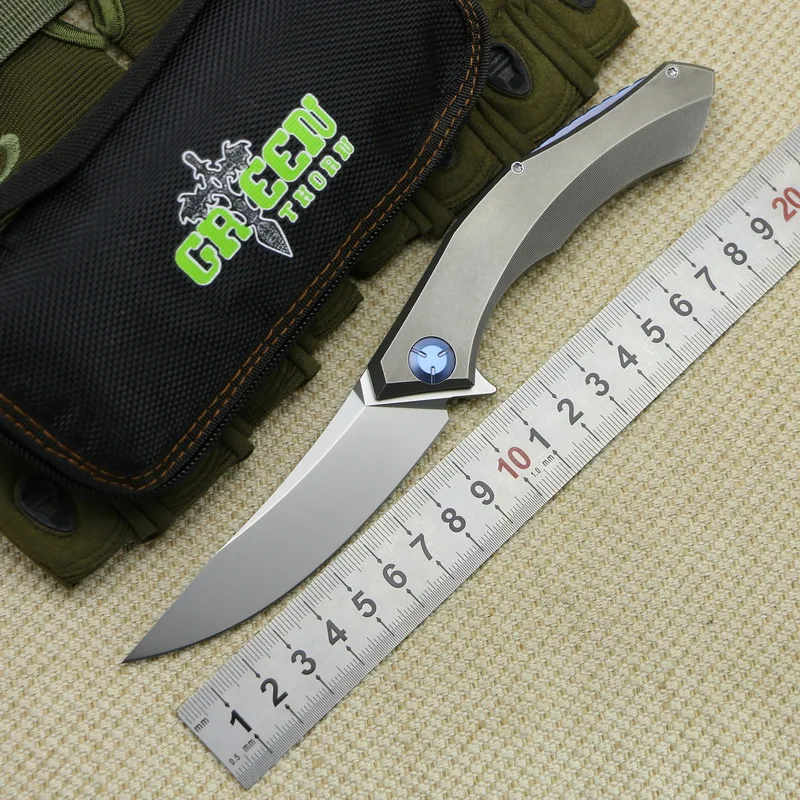 Green Thorn M390 складной нож для ежедневного использования poluchotky titanium сплава ручки