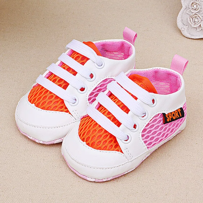 Baby First Walking Shoes Summer Mesh Sneakers Breathable Shoes Infantil Baby Girl oy Hook Loop Soft Sole Net