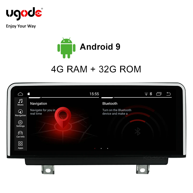 

Ugode Android 9.0 Car Multimedia Player GPS Navigation Screen Monitor For BMW F30/F31/F32/F33/F34/F36/F80/F82/F83/F84 Player