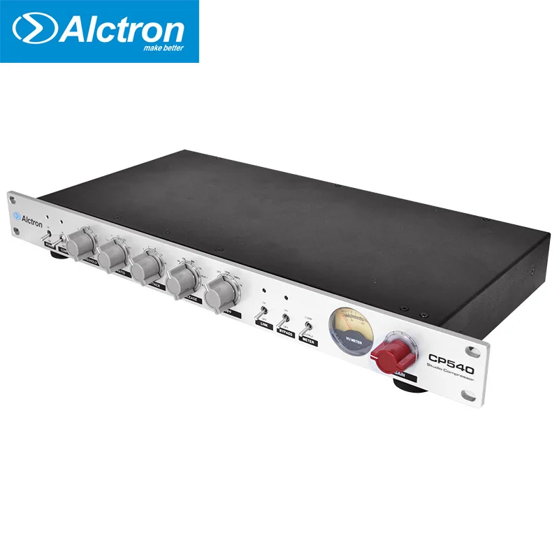 Alctron CP540 Профессиональный одноканальный микрофонный предусилитель и компрессор/ограничитель, студийный компрессор, 5 переключаемых фильтров