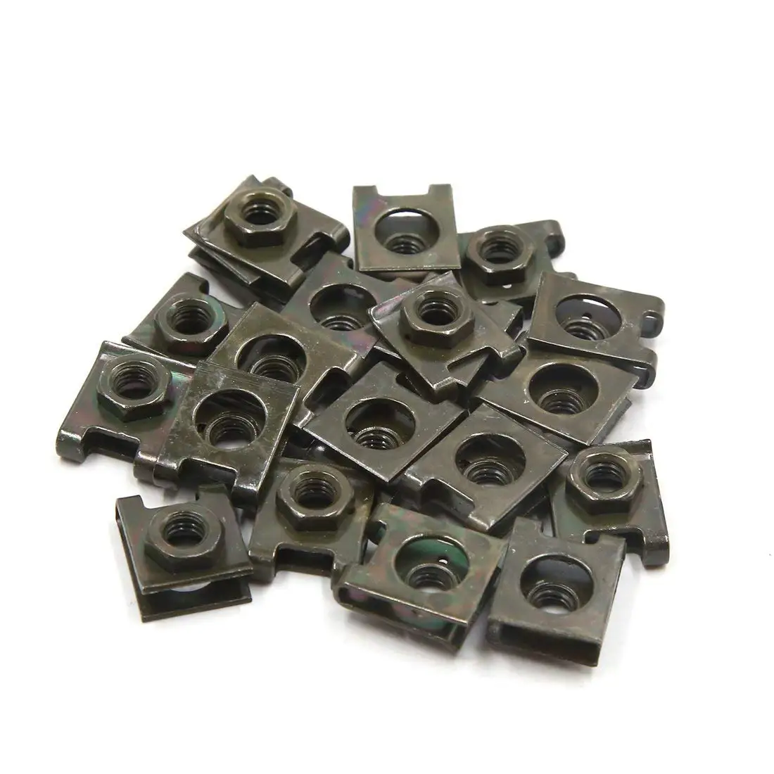 uxcell 20pcs 6mm Hole Dia Car License Plate Fixing Bolts Fastener Clips
