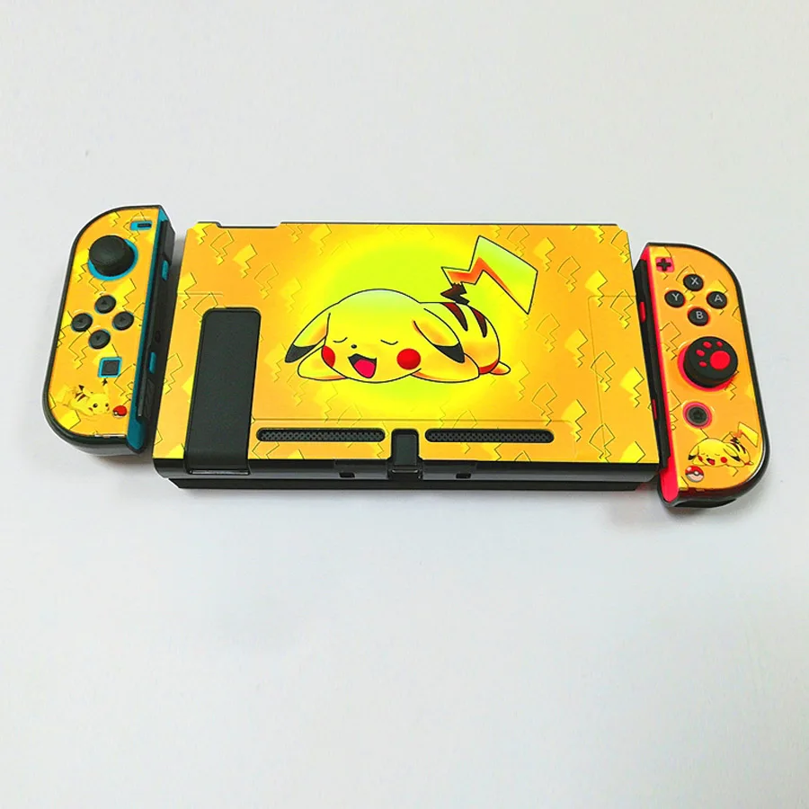 Nintendo Switch с цветным рисунком, жеская защитка закрепляемые Крышка корпуса чехол для Nintend NS консолью коммутатора& Joy-Con для Nintendo Switch