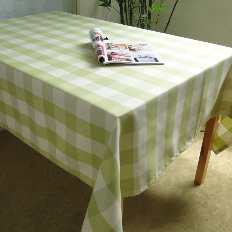 Fashion quality large plaid dining coffee table placemat dining table