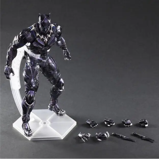 

Capitao America Figura de Acao Pantera Negra Jogue Arts Kai PVC figura Modelo Brinquedo Anime Filme Guerra Civil Pantera Negra