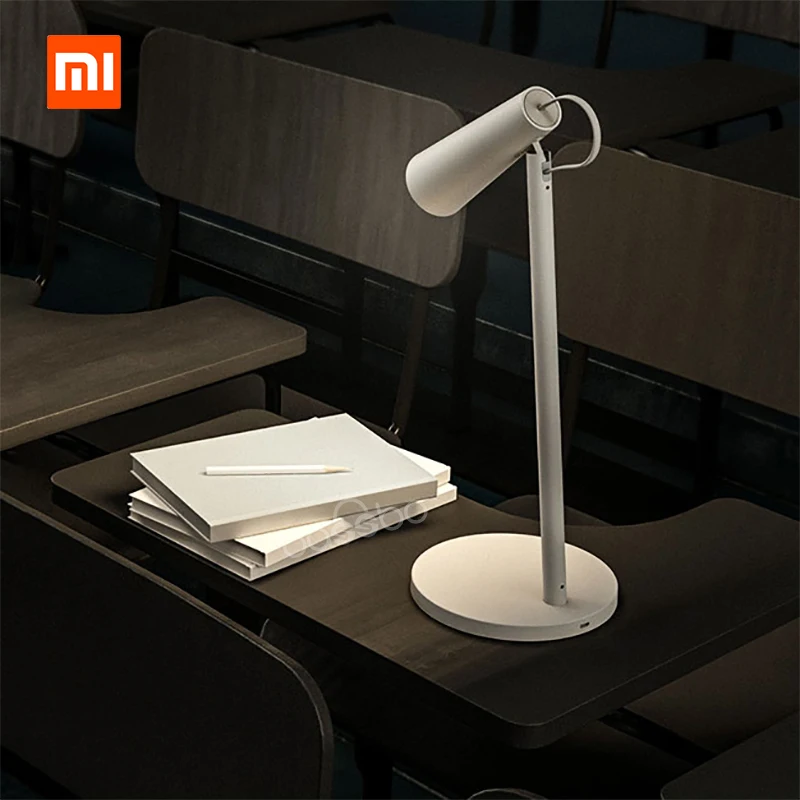 

Newest Xiaomi Mijia rechargeable desk lamp Portable Removable 2000mAh battery Table lamps Reading Light for xiaomi Smart home