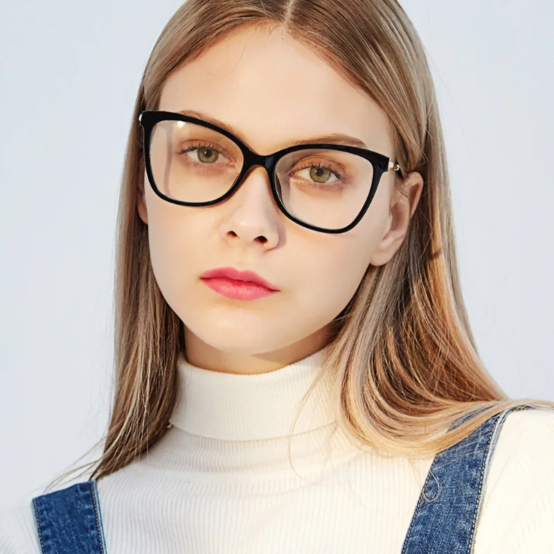RFOLVE Fashion Square Glasses Women High Quality Ladies Eyeglasses