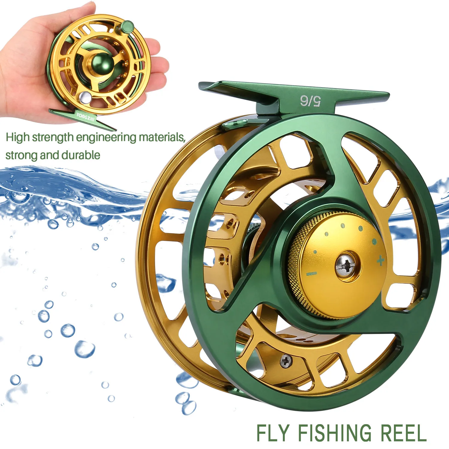 Sougayilang Fly Fishing Reel Light Weight 5/6wt Fly Reel Large Arbor  Aluminum Fly Fishing Reel Hand-changed Fishing Reel - Fishing Reels -  AliExpress
