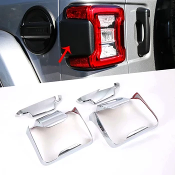 

ABS Car Rear Tail Light Lamp Decoration Cover Trim Stickers for Jeep Wrangler JL 2018 Up Exterior Accessories Car Styling