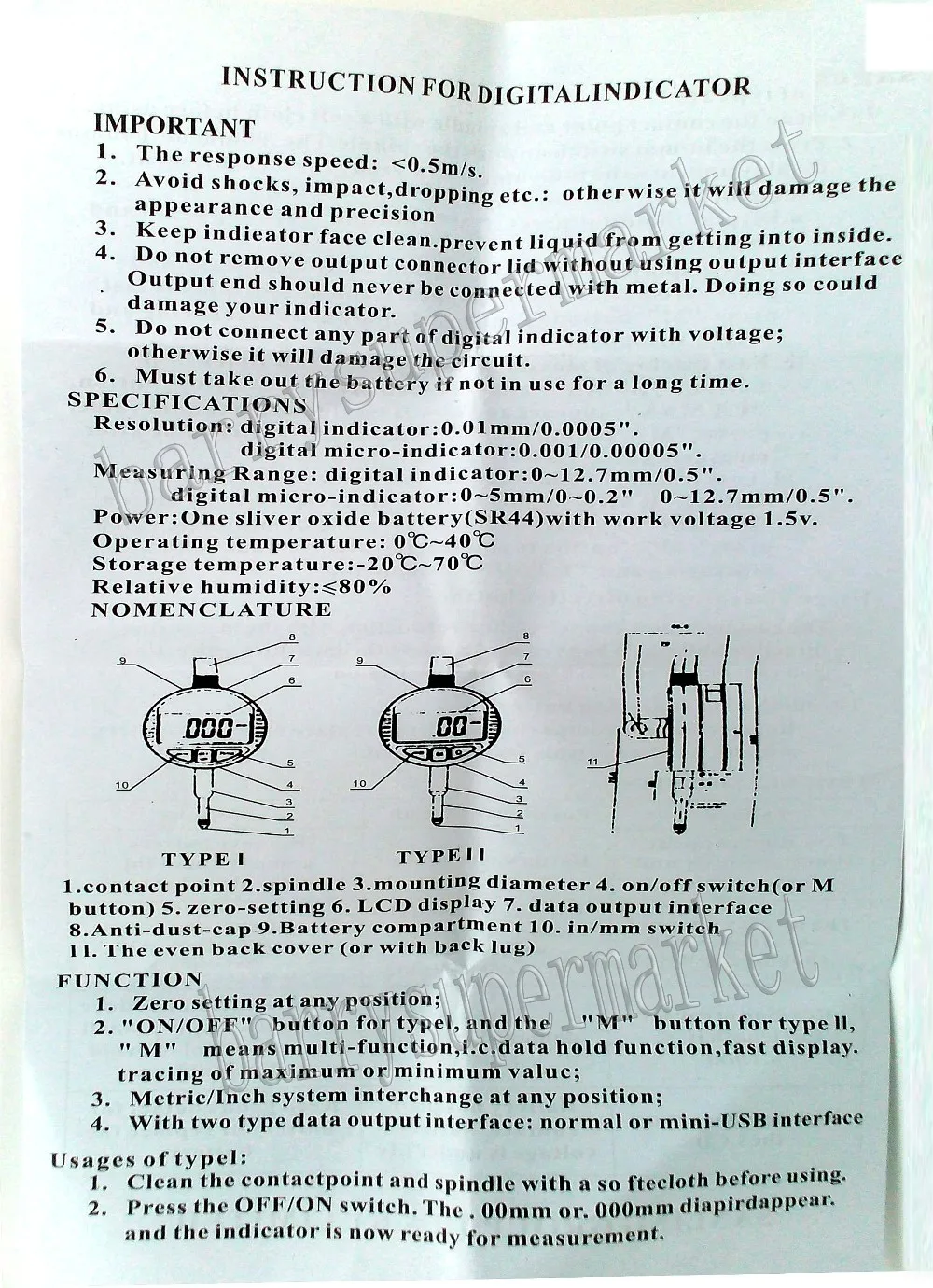 Cheap Indicadores de discagem