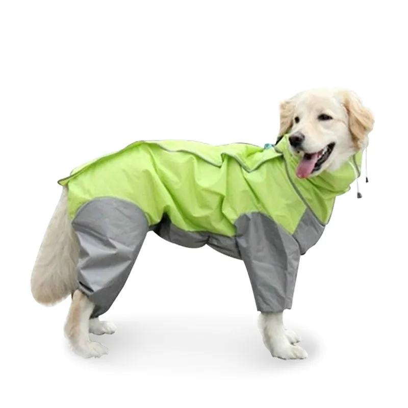 

Fashion Pet Dog Coat For Dog Clothes Jackets 2019 New Reflective Raincoat For Small Medium Large Dogs Waterproof Cloth Supplies