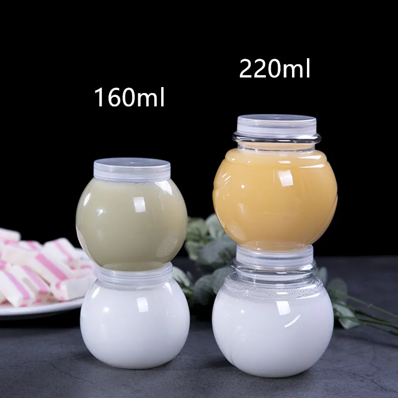 

50pcs High quality transparent disposable pudding cup small creative cute ice cream jelly sauce salad packaging cups with lid