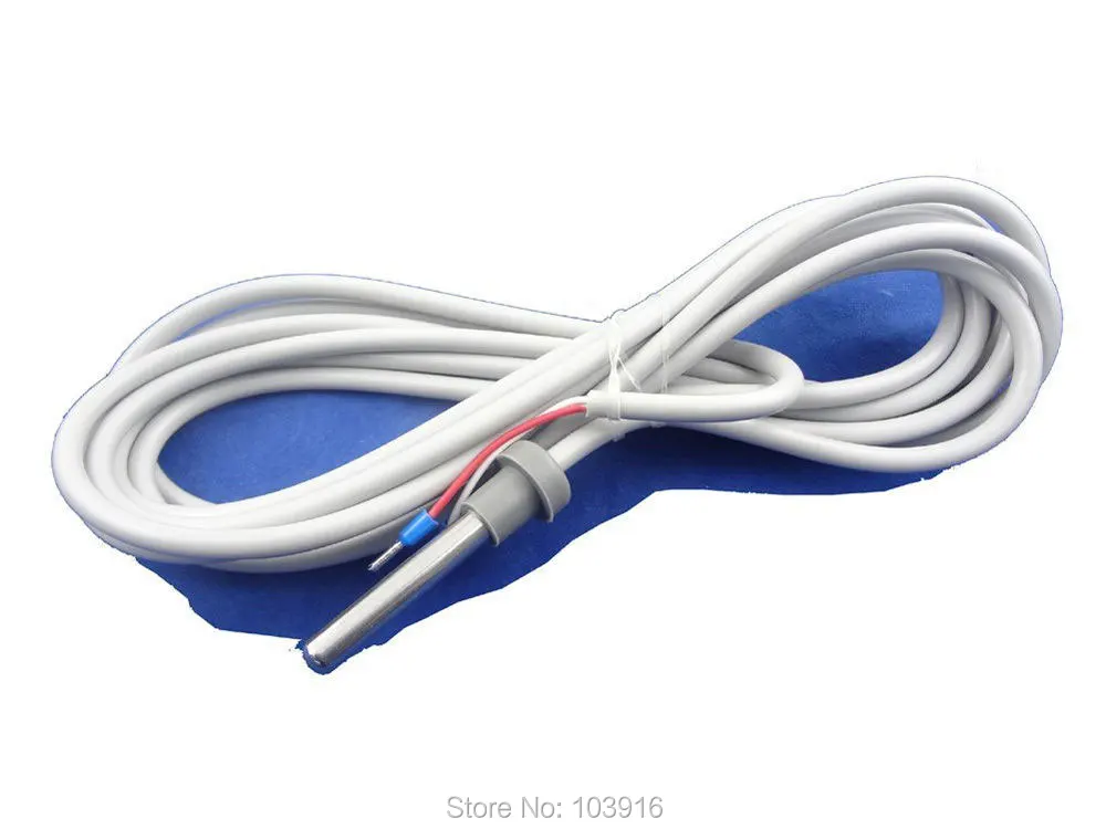 

NTC10K Temperature Sensor PVC cable, 3 meters, for Solar Water Heater