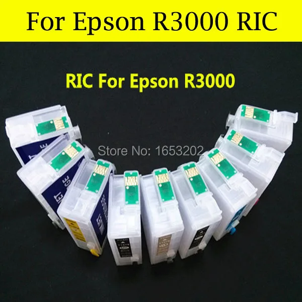 9 Цвет Заправка картриджей для Epson T1571-T1579/157XL для Epson R3000 принтера с чипом АРК