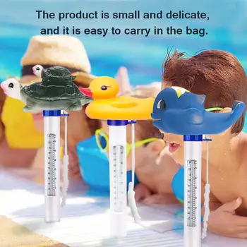 

Cute Animal Floating Thermometer For All Outdoor & Indoor Swimming Pools Spas/Hot Tubs Pool Water Sensor Thermometer