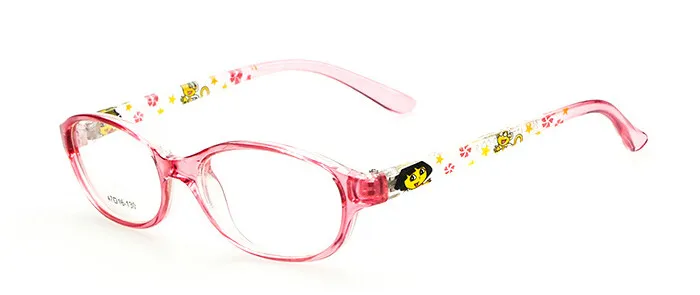 Новые модные детские очки с полной оправой, очки для близорукости, очки для мальчиков и девочек - Цвет оправы: Pink