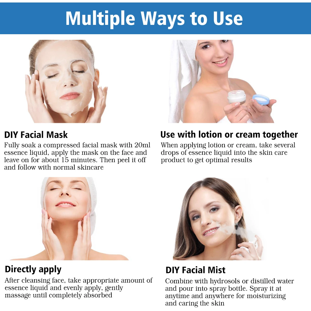 Hyaluronic Acid Serum Snail Serum Essence Acid Anti Wrinkles Face Acne Skin Repair Anti-Aging Moisturizing Whitening Skin Care (6)